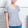 173.48 Womens Loose Fit V Neck T Promo