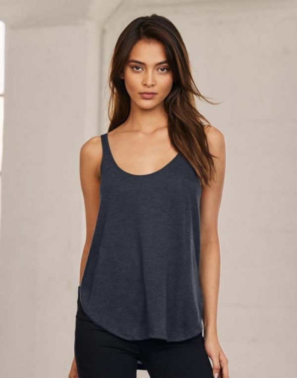 179.06 Womens Flowy Side Slit Tank Promo