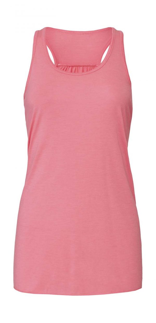 Flowy Racerback Tank Top Kleur Neon Pink