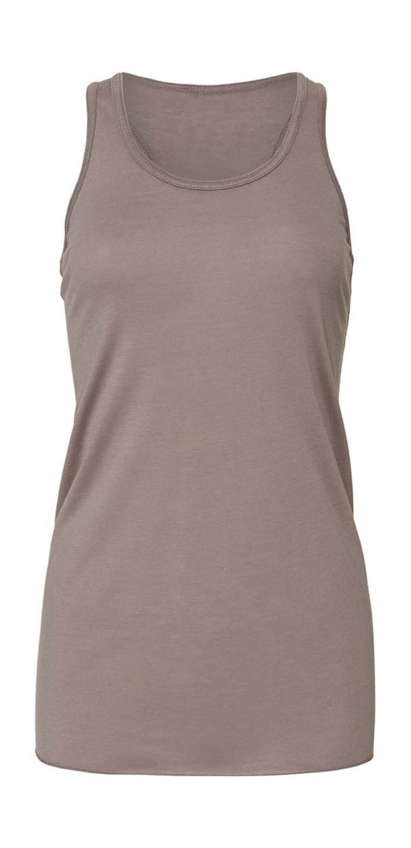 Flowy Racerback Tank Top Kleur Pebble Brown