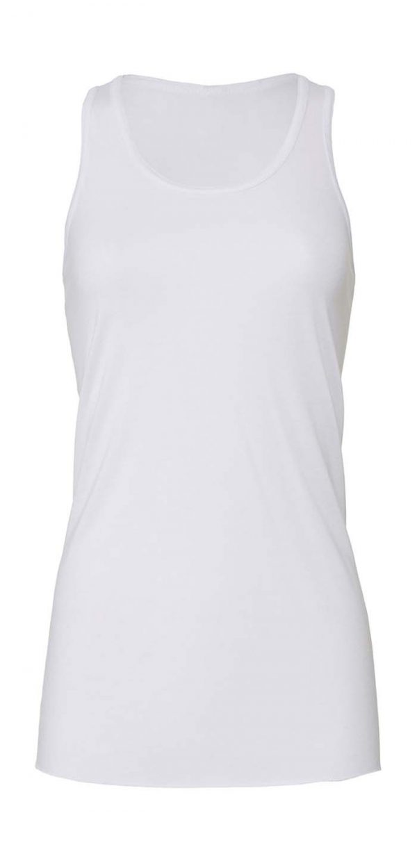 Flowy Racerback Tank Top Kleur White