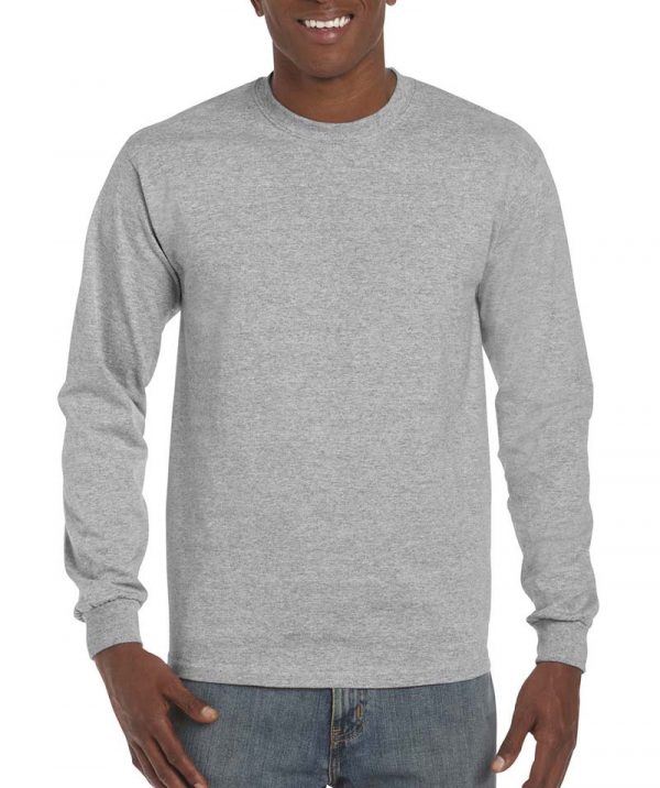 Hammer Adult Long Sleeve T Shirt Kleur Sport Grey