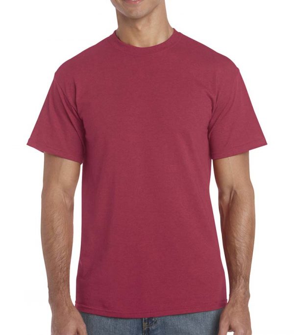 Heavy Cotton Adult T Shirt Kleur Antique Cherry Red