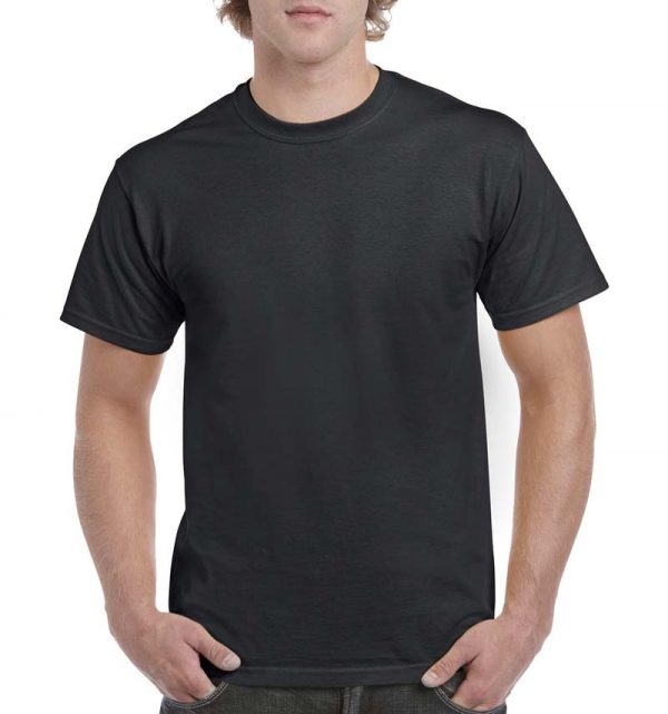 Heavy Cotton Adult T Shirt Kleur Black