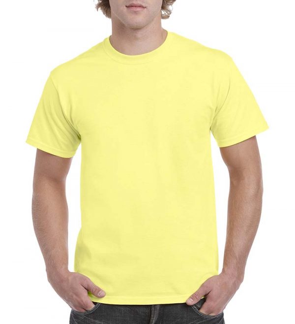 Heavy Cotton Adult T Shirt Kleur Cornsilk