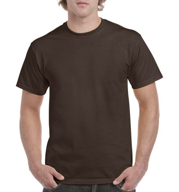 Heavy Cotton Adult T Shirt Kleur Dark Chocolate