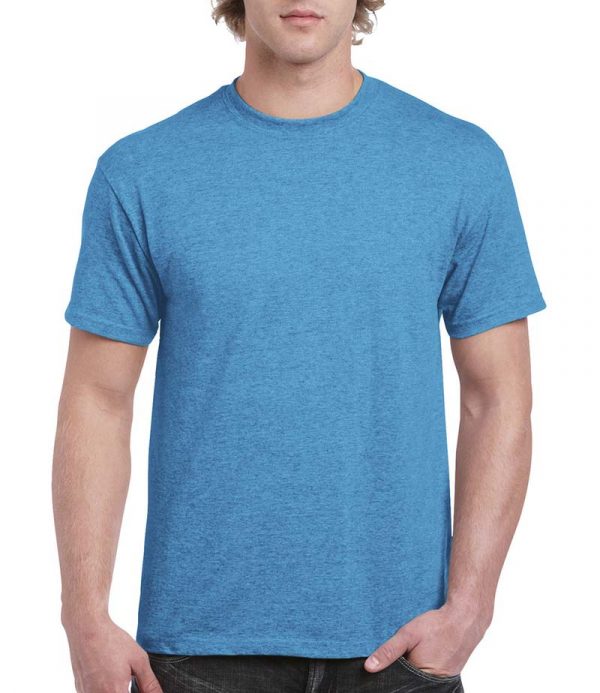 Heavy Cotton Adult T Shirt Kleur Heather Sapphire