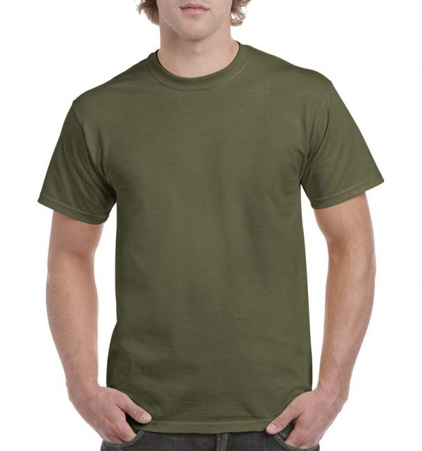 Heavy Cotton Adult T Shirt Kleur Military Green