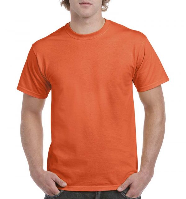 Heavy Cotton Adult T Shirt Kleur Orange