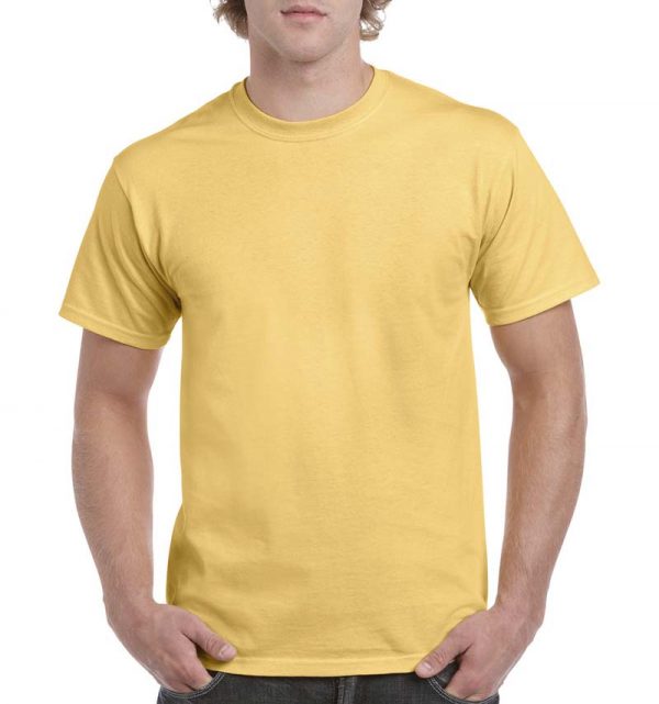 Heavy Cotton Adult T Shirt Kleur Yellow Haze