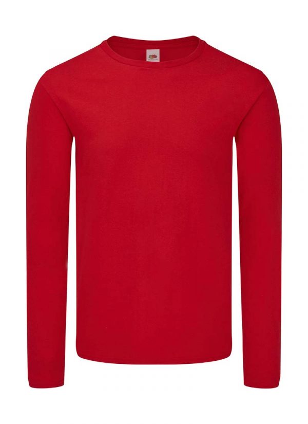 Iconic 150 Classic Long Sleeve T Kleur Red
