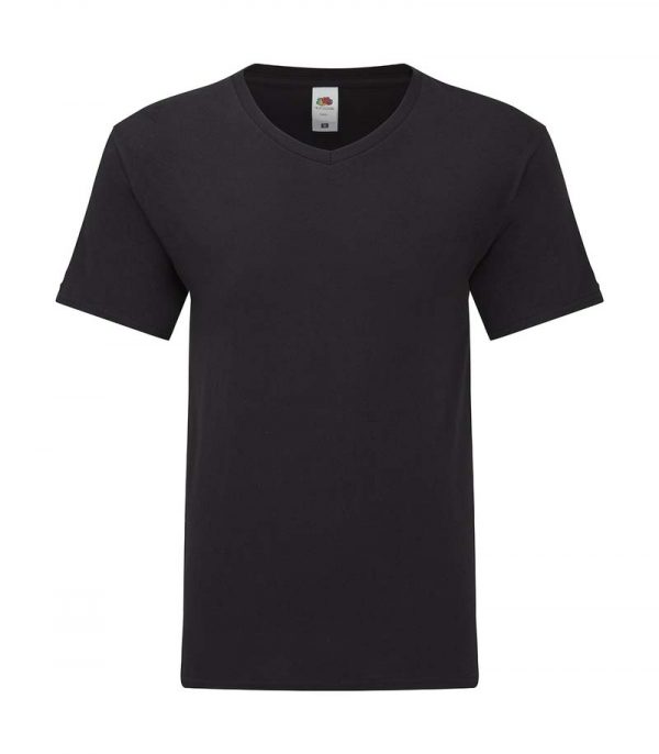 Iconic 150 V Neck T Kleur Black