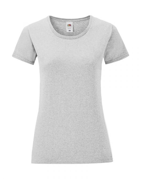 Ladies Iconic 150 T kleur Heather Grey