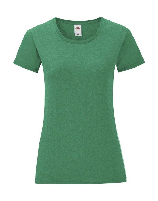 Ladies Iconic 150 T kleur Retro Heather Green