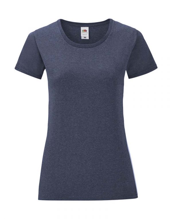 Ladies Iconic 150 T kleur Vintage Heather Navy