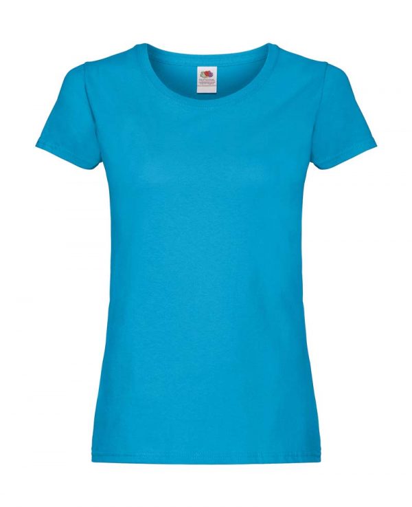 Ladies Original T kleur Azure Blue