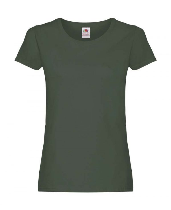 Ladies Original T kleur Bottle Green