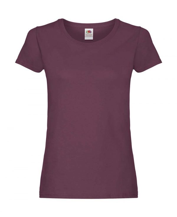 Ladies Original T kleur Burgundy