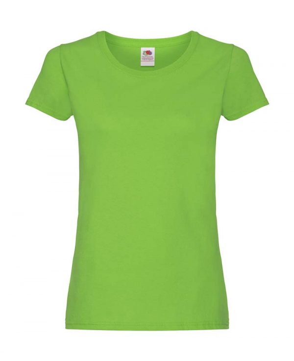 Ladies Original T kleur Lime Green