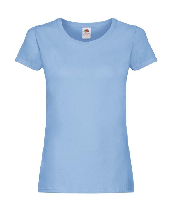 Ladies Original T kleur Sky Blue