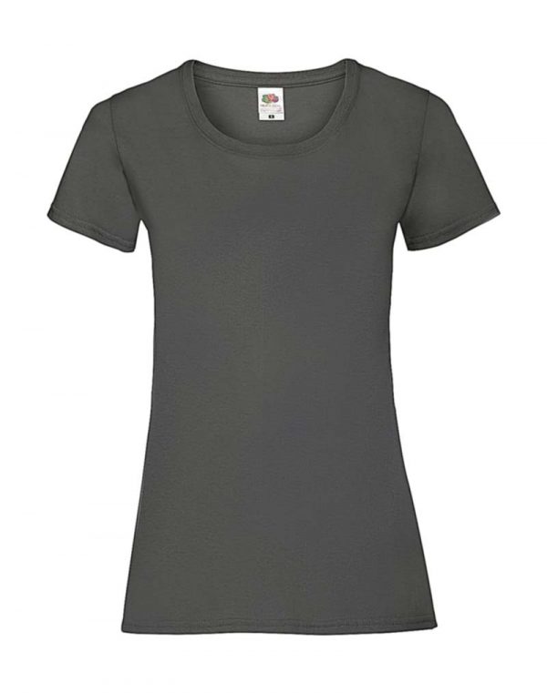 Ladies Valueweight T Kleur Light Graphite