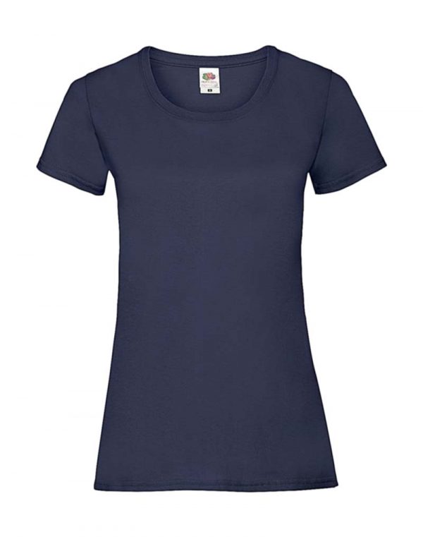 Ladies Valueweight T Kleur Navy