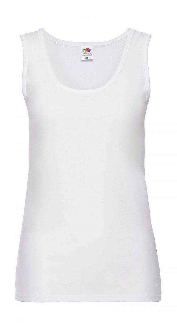 Ladies Valueweight Vest Kleur White