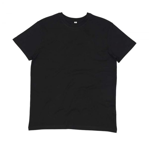 Mens Essential Organic T Kleur Black