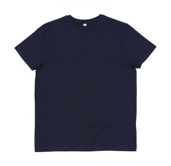 Mens Essential Organic T Kleur Navy