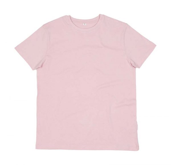 Mens Essential Organic T Kleur Soft Pink