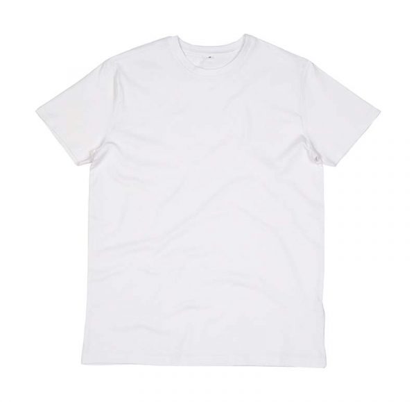 Mens Essential Organic T Kleur White