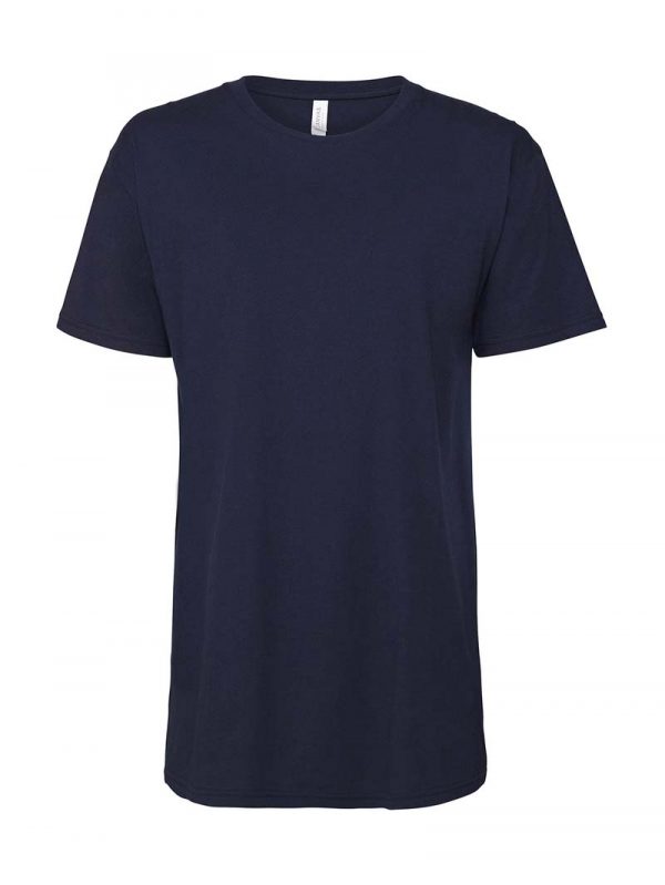 Mens Long Body Urban Tee Kleur Navy