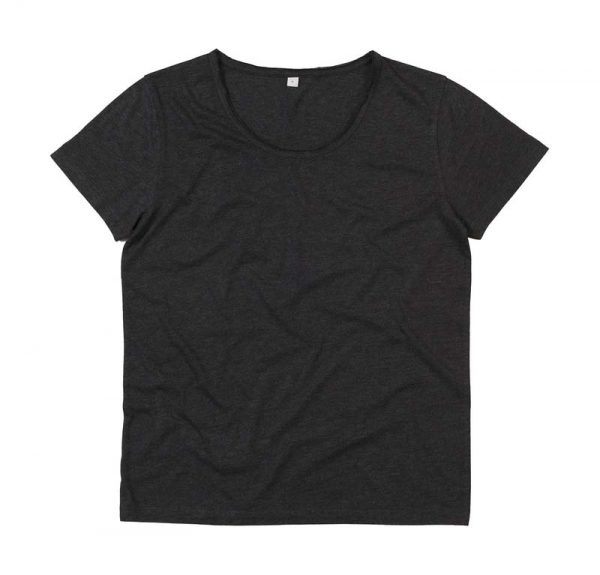 Mens Raw Scoop T Kleur Charcoal Grey Melange