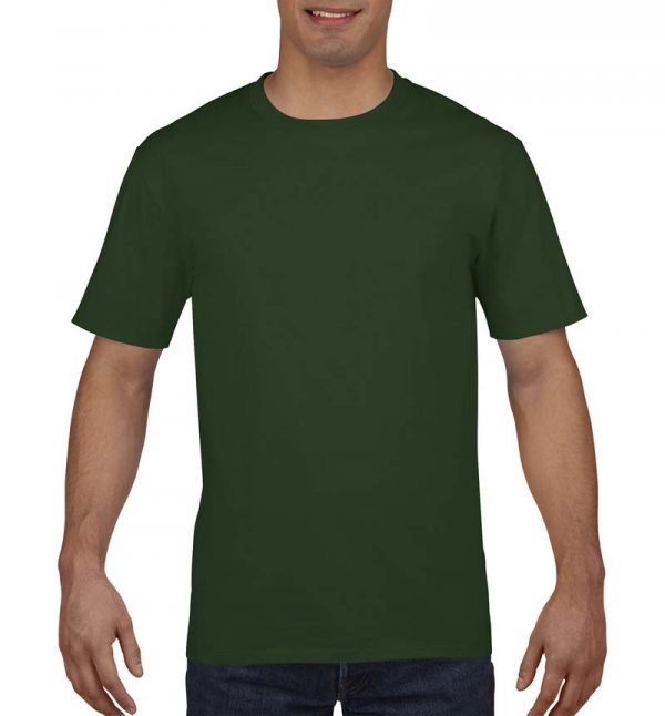 Premium Cotton Adult T Shirt Kleur Forest Green