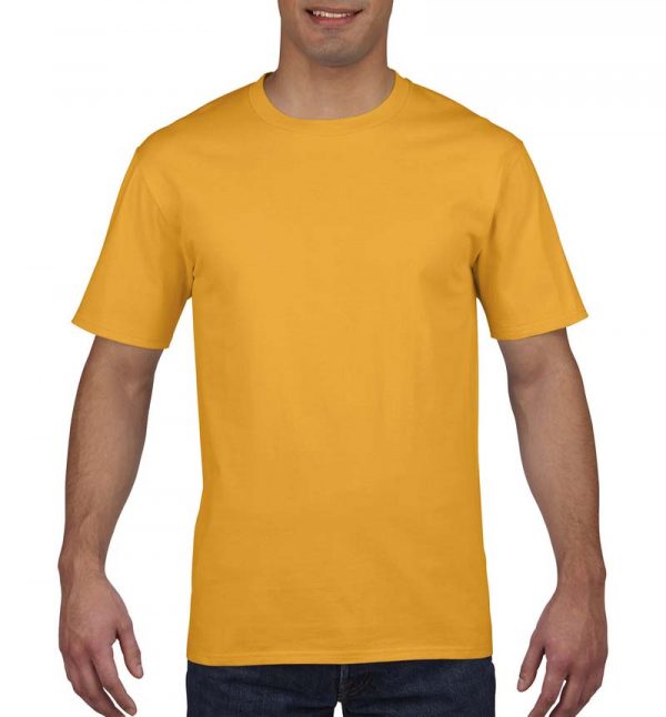 Premium Cotton Adult T Shirt Kleur Gold