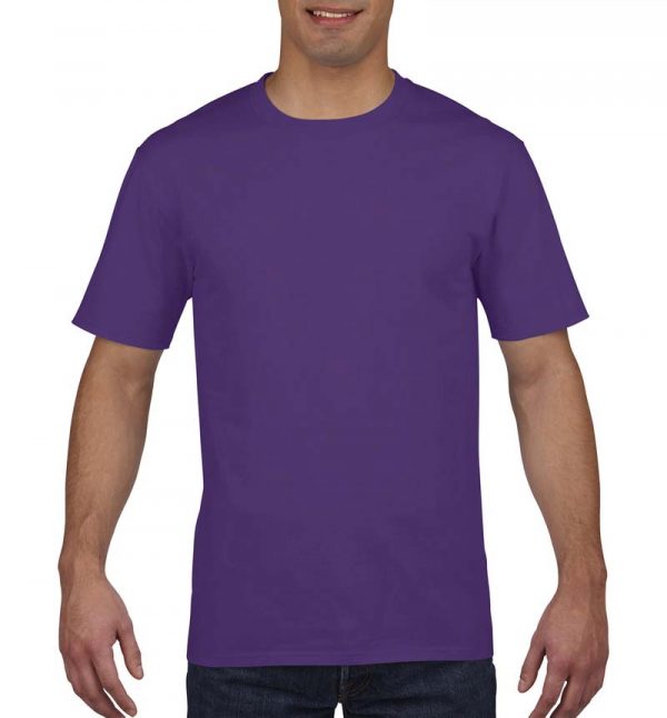 Premium Cotton Adult T Shirt Kleur Purple