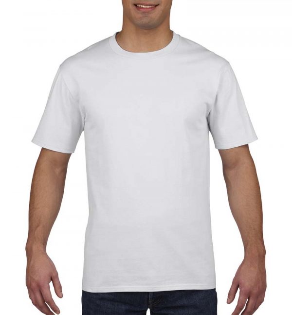 Premium Cotton Adult T Shirt Kleur White