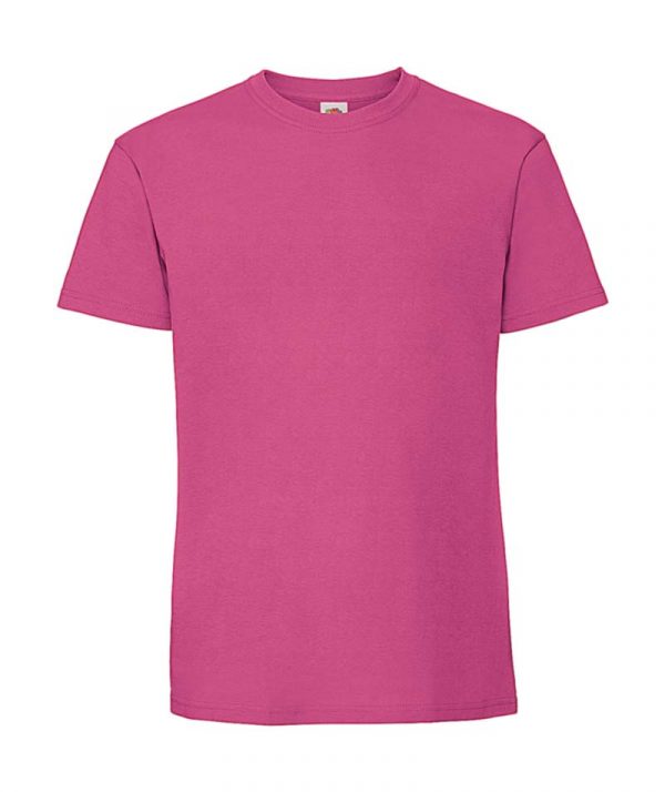 Ringspun Premium T Kleur Fuchsia