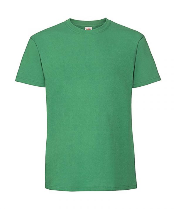 Ringspun Premium T Kleur Kelly Green