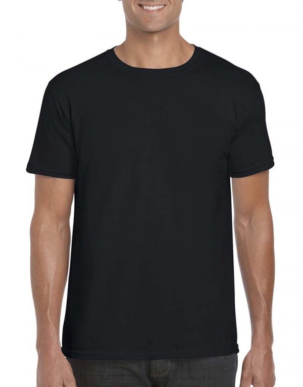 Softstyle Adult EZ Print T Shirt Kleur Pitch Black