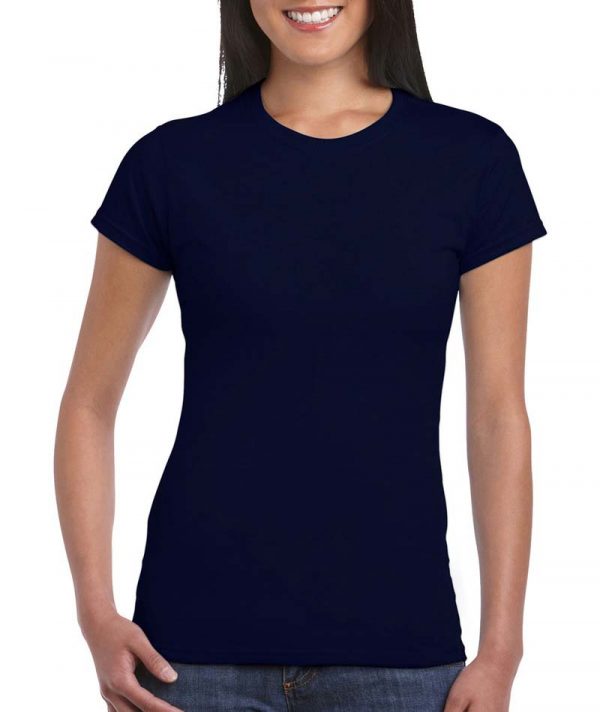 Softstyle Ladies T Shirt Kleur Navy