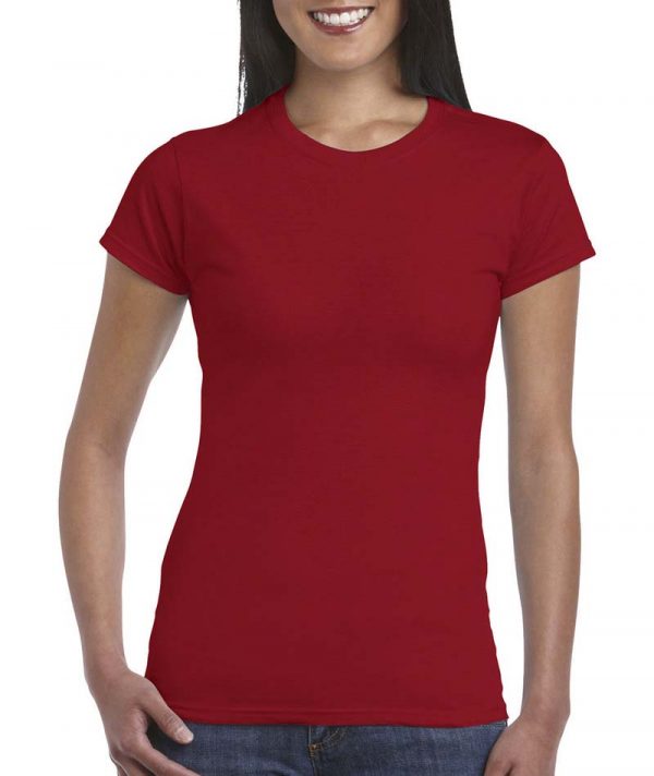 Softstyle Ladies T Shirt Kleur Red