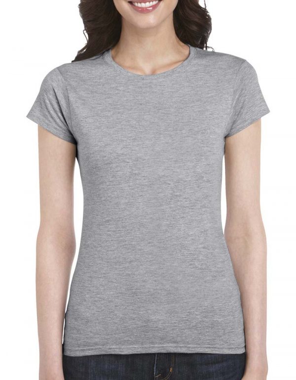 Softstyle Ladies T Shirt Kleur Sport Grey
