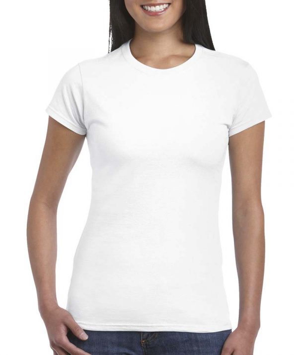 Softstyle Ladies T Shirt Kleur White