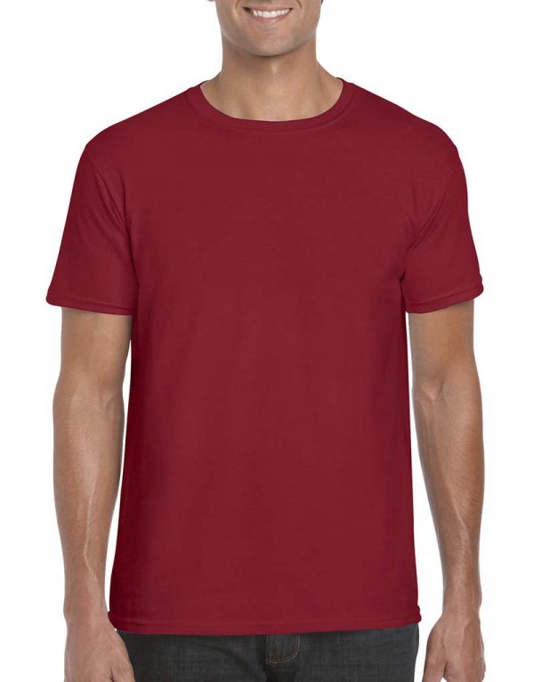 Softstyle Ring Spun T Shirt Kleur Cardinal Red