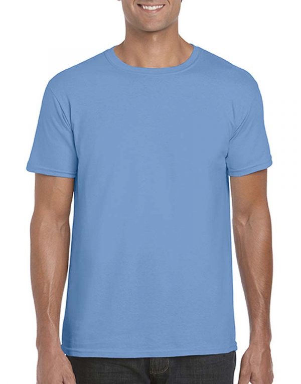 Softstyle Ring Spun T Shirt Kleur Carolina Blue