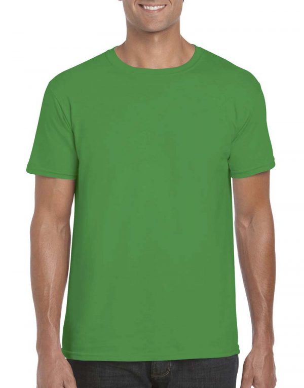 Softstyle Ring Spun T Shirt Kleur Irish Green