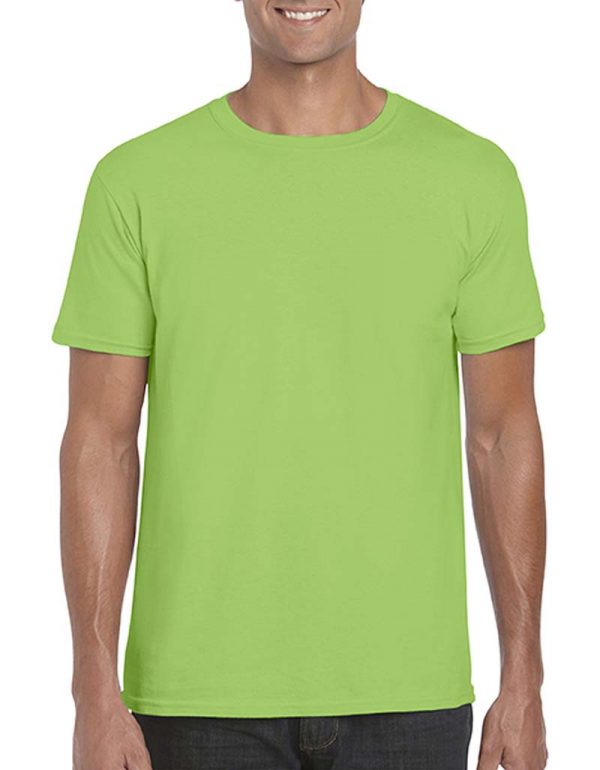 Softstyle Ring Spun T Shirt Kleur Lime