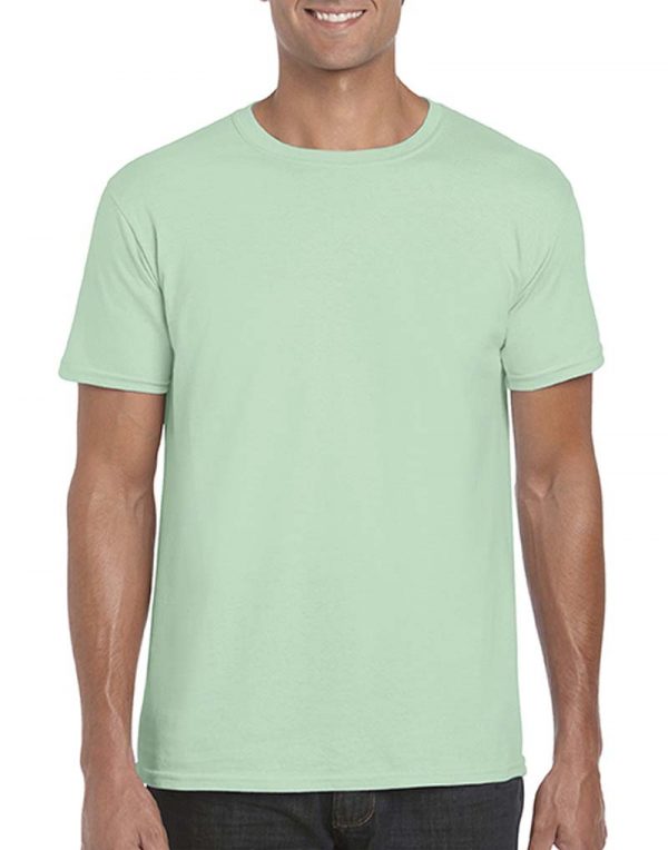 Softstyle Ring Spun T Shirt Kleur Mint Green