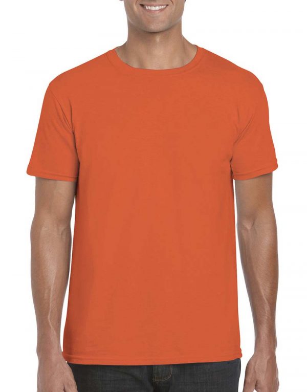 Softstyle Ring Spun T Shirt Kleur Orange